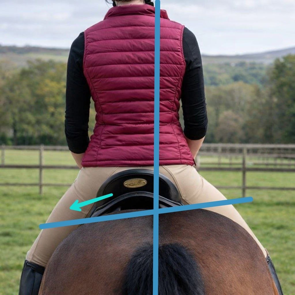 Reiter schief/leichtere Galoppseite